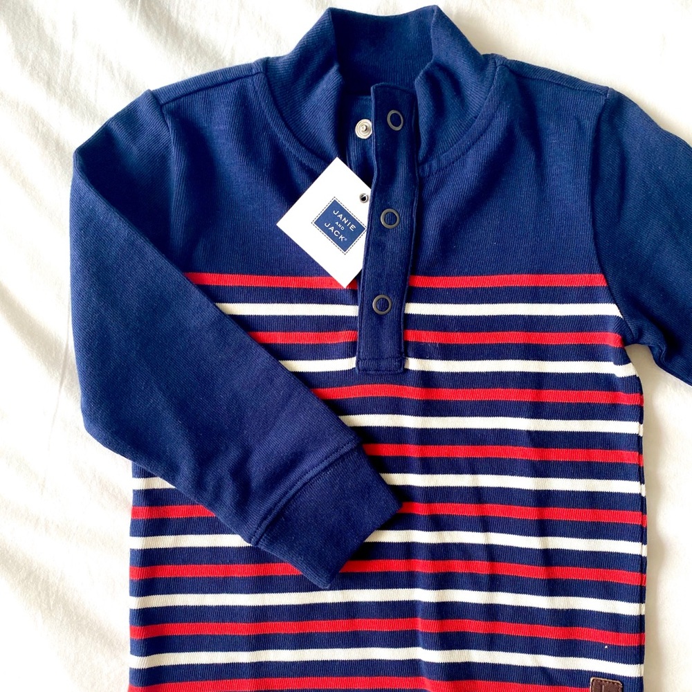 Janie and Jack Long Sleeve Top 2 T & 3 T boy
